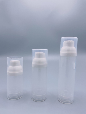 زجاجات مضخة PP Airless برغي معاد تدويره 50 مل 100 مل 150 مل