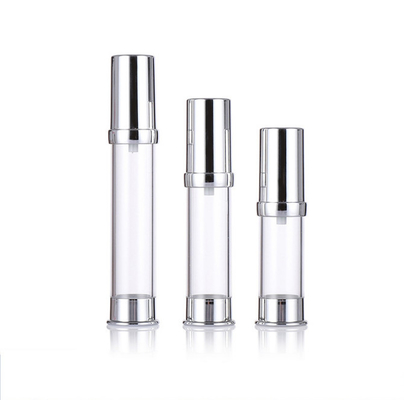 تعبئة مستحضرات التجميل 5ml 10ml 15ml زجاجة بلاستيكية فارغة مضخة لوشن بلا هواء