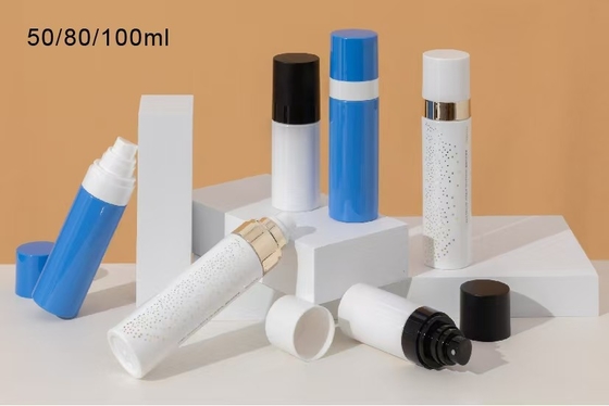 إعطاء الختم الطابع الساخن والختم الأشعة فوق البنفسجية بطاقات البلاستيكية الدقيقة 50ml 80ml 100ml مع ألوان مخصصة