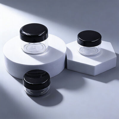 جرة كريم مستحضرات التجميل الشخصية 10 جم 15 جم 25 جم جرة كريم PP بلاستيكية