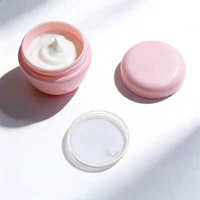 جرة كريم الوجه البيضاوية PP لمستحضرات التجميل للعناية بالبشرة جرة كريم الوجه الفارغة 20 جرام