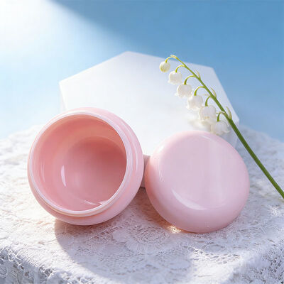 جرة كريم الوجه البيضاوية PP لمستحضرات التجميل للعناية بالبشرة جرة كريم الوجه الفارغة 20 جرام