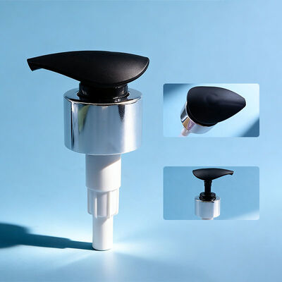 موزع غسول يدوي من الألومنيوم للصابون برأس مستدير كبير 28/410 للزجاجة