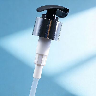موزع غسول يدوي من الألومنيوم للصابون برأس مستدير كبير 28/410 للزجاجة