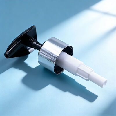 موزع غسول يدوي من الألومنيوم للصابون برأس مستدير كبير 28/410 للزجاجة