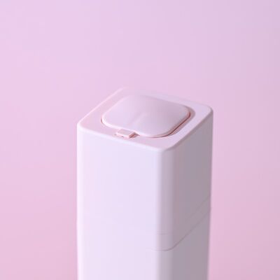 مجموعة عبوات كينباك كلاسيك لمنتجات العناية بالبشرة بسعة 15 مل و 30 مل و 50 مل، زجاجة بخاخ هوائية مربعة برأس دوار من البولي بروبلين، تغليف مستحضرات تجميل محكم الغلق