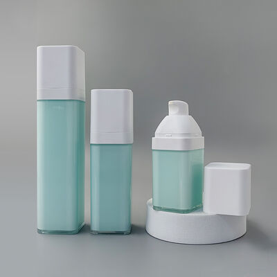 بيع بالجملة المصنع الساخن فاخرة 15ml 30ml 50ml مضخة بلا هواء زجاجة مخصصة عالية الجودة للشامبو العناية الشخصية