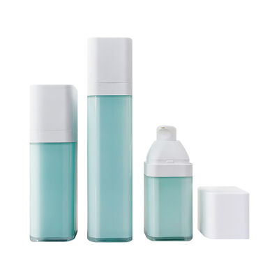 بيع بالجملة المصنع الساخن فاخرة 15ml 30ml 50ml مضخة بلا هواء زجاجة مخصصة عالية الجودة للشامبو العناية الشخصية